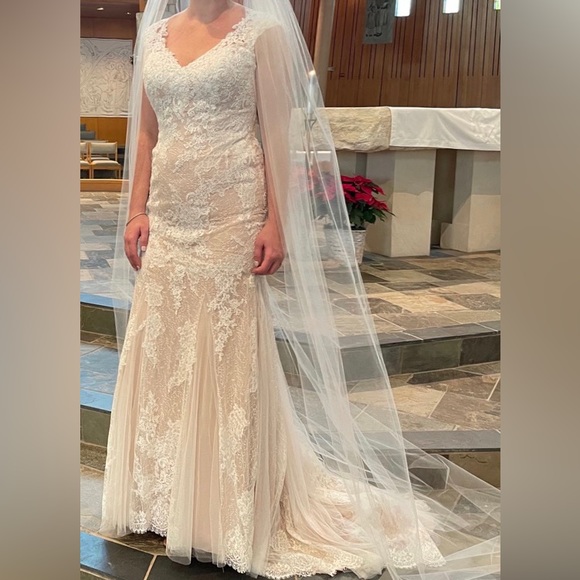 Lace Wedding Dress - Picture 1 of 6